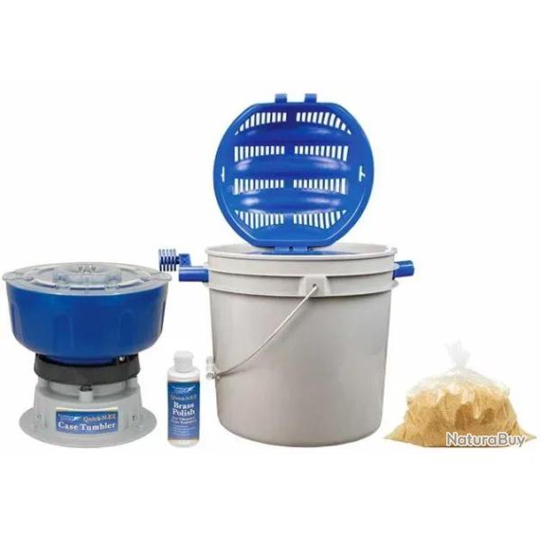 Polisseuse rotative de douilles Frankford Arsenal Quick-N-EZ avec nettoyeur de douilles vibratoire