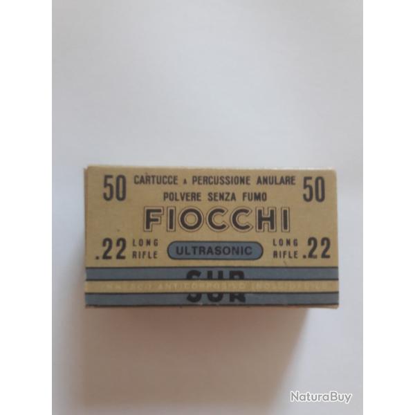 Bo�te de collection Fiocchi "Ultrasonic"  22 Long Rifle