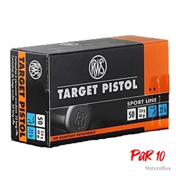 Wahoo ! Balles RWS Target Pistol  - Cal. 22LR - 22LR / 10 boites