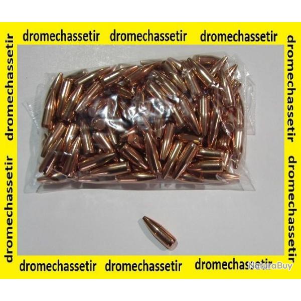 sachet de 500 ogives Hornady cal 22 (0.224), 52 grains BTHP, ref 2249B