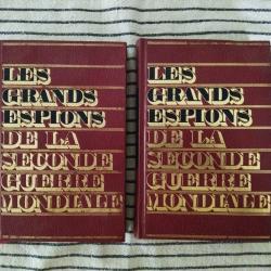 Les grands espions de la Seconde Guerre mondiale tome 1 et 2 Historama 1974 Albert DEMAZIERE