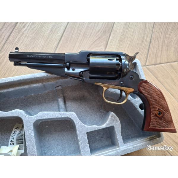 REVOLVER PIETTA 1858 REMINGTON NEW MODEL ARMY SHERIFF ACIER CROSSE QUADRILLEE