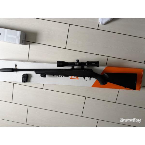 Carabine 22LR TIKKA T1x + Lunettes + silencieux