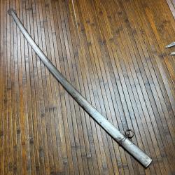 FOURREAU ACIER  DE SABRE XlX &Eacute;ME