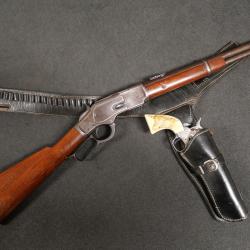Carabine Winchester 1873 Calibre 44-40 fabrication de 1888, Beau Canon 20'' - Cat D et PV BNE