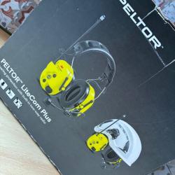 Casque antibruit professional 3M PELTOR LiteCom Plus PMR446 MHz - R&eacute;f. MT73H7A4410EU