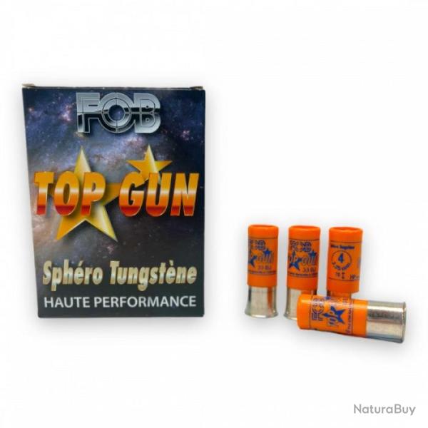Cartouches de chasse FOB Top Gun 33 HP - Cal.12/70 - 33 g / 6 sphero / Par 1