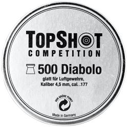 5 boites de 500 plombs 4,50mm Diabolos Lisse - Livraison gratuite