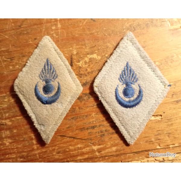 MILITARIA, losange de bras des compagnies d'Afrique (?), mod�le 45.