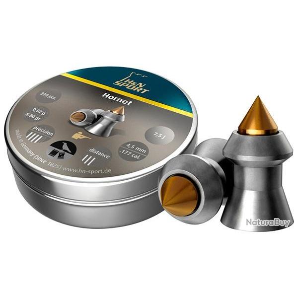 Plomb � jupe H&N Hornet t�te pointu cal 4.5 mm 0.62g