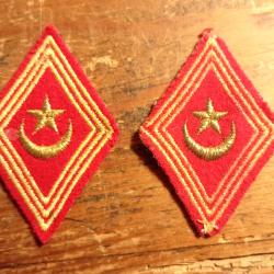 MILITARIA, insigne de manche de compagnie nord africaine, mod&egrave;le 45.