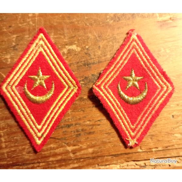 MILITARIA, insigne de manche de compagnie nord africaine, mod�le 45.