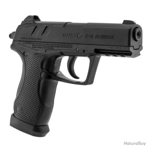 Express ! Pistolet � Plomb CO2 Gamo C15 Blowback - Cal. 4.5 - 3.98 Joules