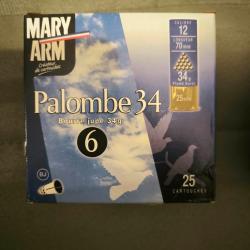 lot de 5 boites de mary palombe plomb de 6