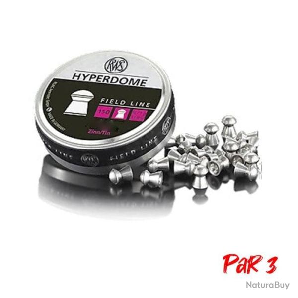 Wahoo ! Plombs RWS Hyperdome - 5.5 mm / 3 boites
