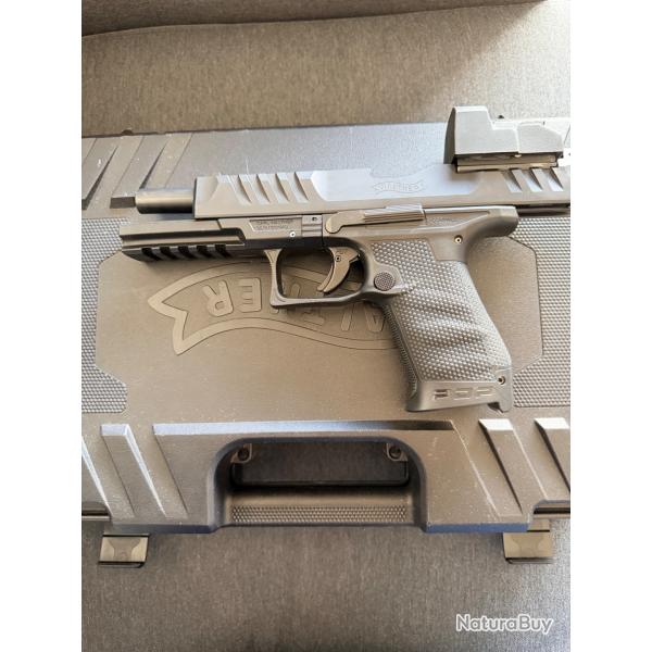 Walther PDP C 5'� presque neuf + point rouge Hawke