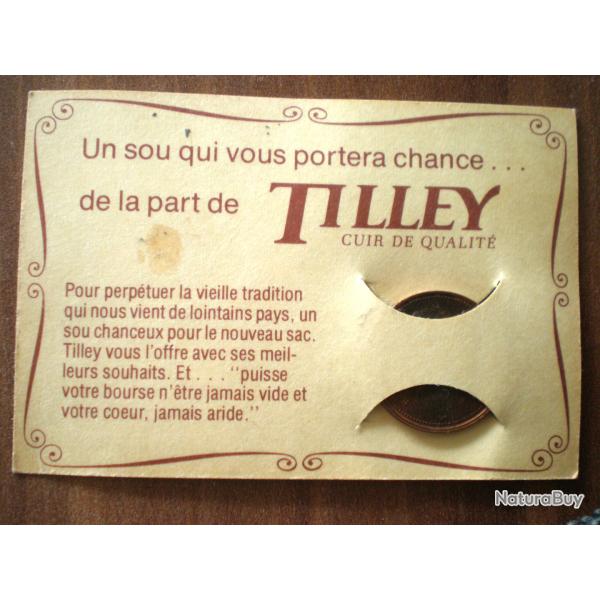 Canada 1 Cent 1981 1 Sou de chez Tilley Piece Dollar Dollars Cents