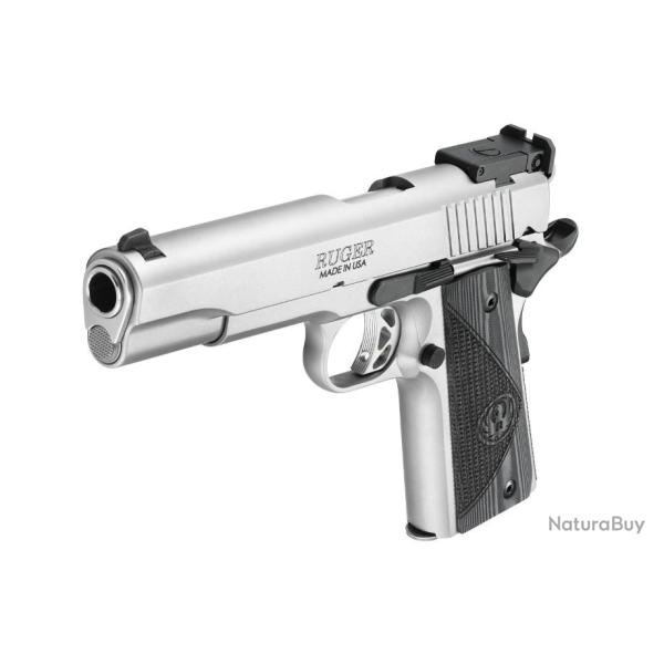 *Dingue le prix ! Pistolet Ruger SR 1911 Target Vis�e Bomar Stainless - Inox - 5"- 45 ACP - 34202158