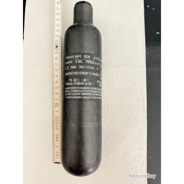 Bouteille carbone haute pression 300 bars