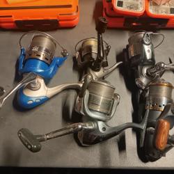 Lot 5 moulinets shimano okuma eca dynassun caperlan
