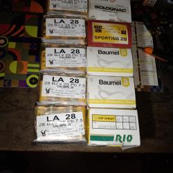 Lot de 250 cartouches cal 20 en 71/2 et 9