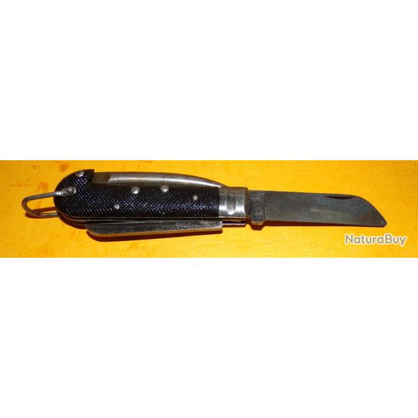 ARMEE ITALIENNE WWII COUTEAU PLIANT DE POCHE ,NUMERO QUATRE ,  FABRICATION ITALIENNE ,  ETAT� VOIR P
