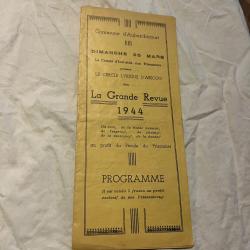 Commune d'Auberchicourt 26 mars 1944 la grande revue prisonni&egrave;re ww2