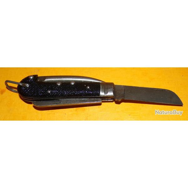 ARMEE ITALIENNE WWII COUTEAU PLIANT DE POCHE ,NUMERO CINQ ,  FABRICATION ITALIENNE ,  ETAT� VOIR PHO