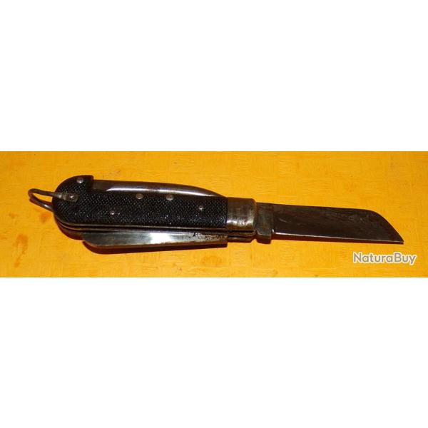 ARMEE ITALIENNE WWII COUTEAU PLIANT DE POCHE ,NUMERO SIX ,  FABRICATION ITALIENNE ,  ETAT� VOIR PHOT