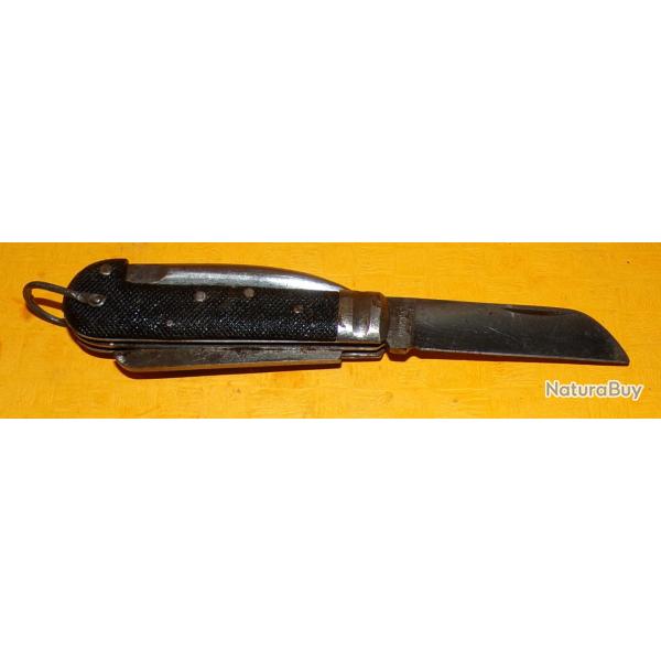 ARMEE ITALIENNE WWII COUTEAU PLIANT DE POCHE ,NUMERO SEPT,  FABRICATION ITALIENNE ,  ETAT� VOIR PHOT