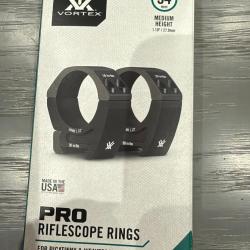 Collier pour lunette Vortex Pro Series 34 mm - Medium - Weaver
