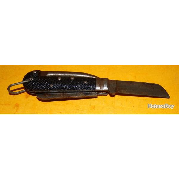 ARMEE ITALIENNE WWII COUTEAU PLIANT DE POCHE ,NUMERO NEUF ,  FABRICATION ITALIENNE ,  ETAT� VOIR PHO