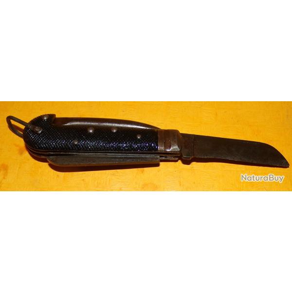 ARMEE ITALIENNE WWII COUTEAU PLIANT DE POCHE ,NUMERO DIX ,  FABRICATION ITALIENNE ,  ETAT� VOIR PHOT