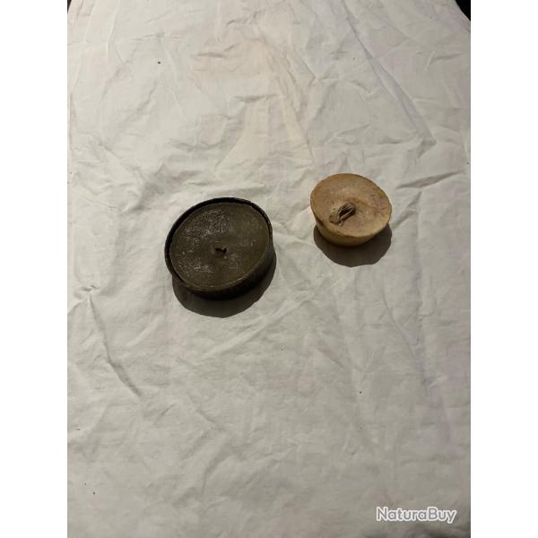 Lot de 2 bougies seconde guerre mondiale WW2