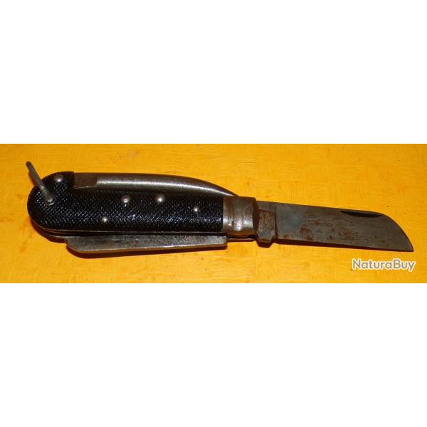 ARMEE ITALIENNE WWII COUTEAU PLIANT DE POCHE ,NUMERO ONZE ,  FABRICATION ITALIENNE ,  ETAT� VOIR PHO