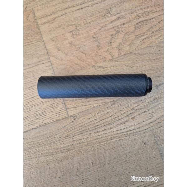 SILENCIEUX A-TEC WAVE 22 LR carbone  filetage M9/0.75