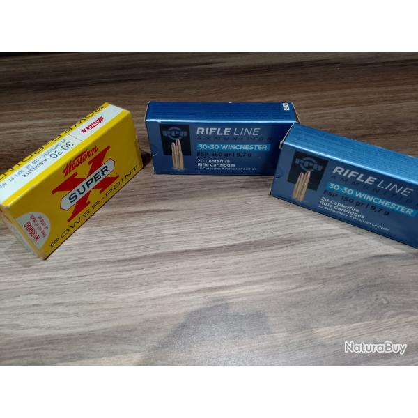 Lot etui 30-30 winchester