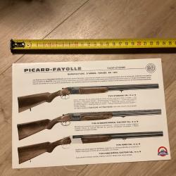 Fiche d'armurier PICARD FAYOLLE