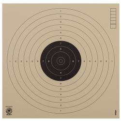 1000 cartons-cibles pistolet 10 m 17 x 17 cm