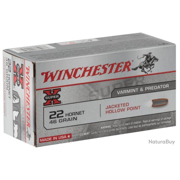 Winchester Jacketed Hollow Point .22 Hornet 46 gr / 3 g
