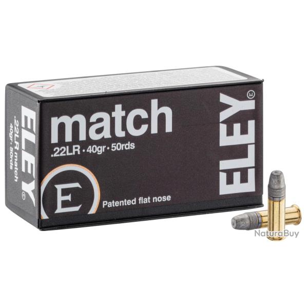 Cartouches Eley Match cal. .22 LR