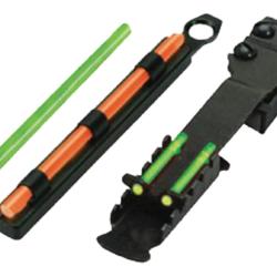 Ensemble de vis&eacute;e Tombuster II hausse et guidon - Hi-Viz