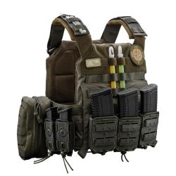 Porte-plaques BSST C-1 MOLLE standard - OD GREEN