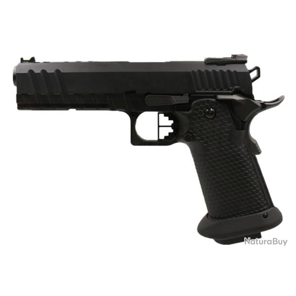 R�plique airsoft GBB HX2033 SEMI / FULL AUTO Noir gaz 1.0J