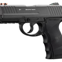Pistolet CO2 culasse fixe BORNER W3000M Cal. 4.5mm BB's