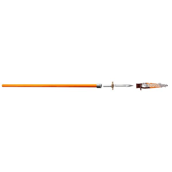 Epieu de battue HOURVARI le traqueur manche orange