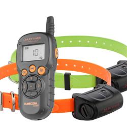 Kit Collier d'&eacute;ducation Canicom 5.500 - 500m - Kit 2 chiens (1 commance + 2 colliers)