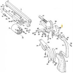 Pi&egrave;ces d&eacute;tach&eacute;es pour Colt Army - Barrillet COLT ARMY CAL 44 - 080A040005