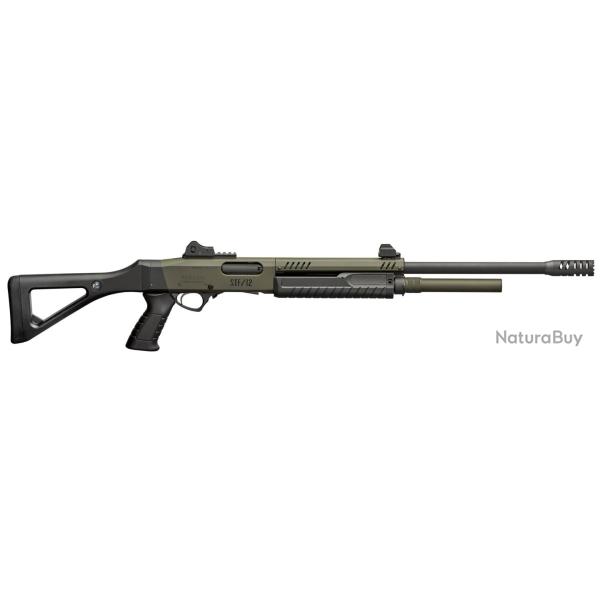 FABARM Pompe STF/12 Pistol Grip Mil Spec Green Calibre 12/76 - 61 cm - 4+1 coups