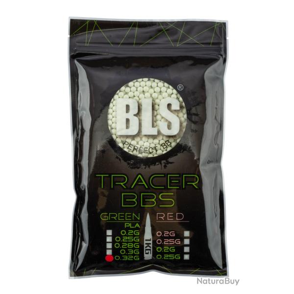 Billes 6mm airsoft tra�antes 0.32g BLS BIO - Sac de 1 kg - CARTON 20 SACHETS TRACER 1KG VERT